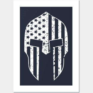 Distressed Spartan Helmet Posters and Art